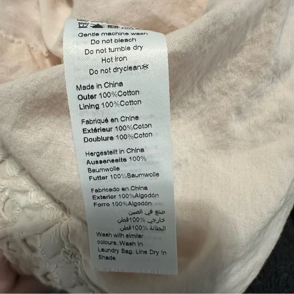 City Chic Olivia lace eyelet pants cream women's plus size L 20 cropped - Picture 7 of 10